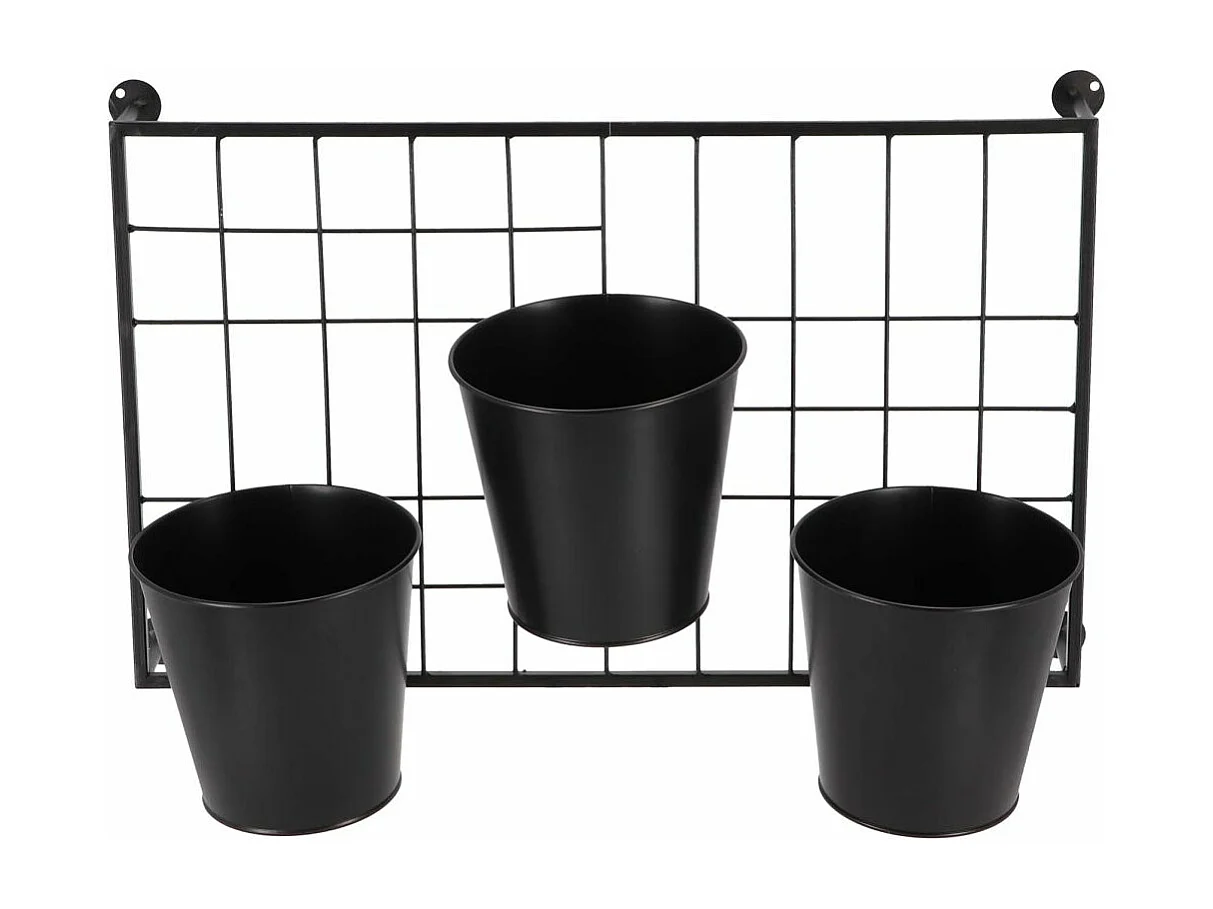 Support à plantes mural avec pots