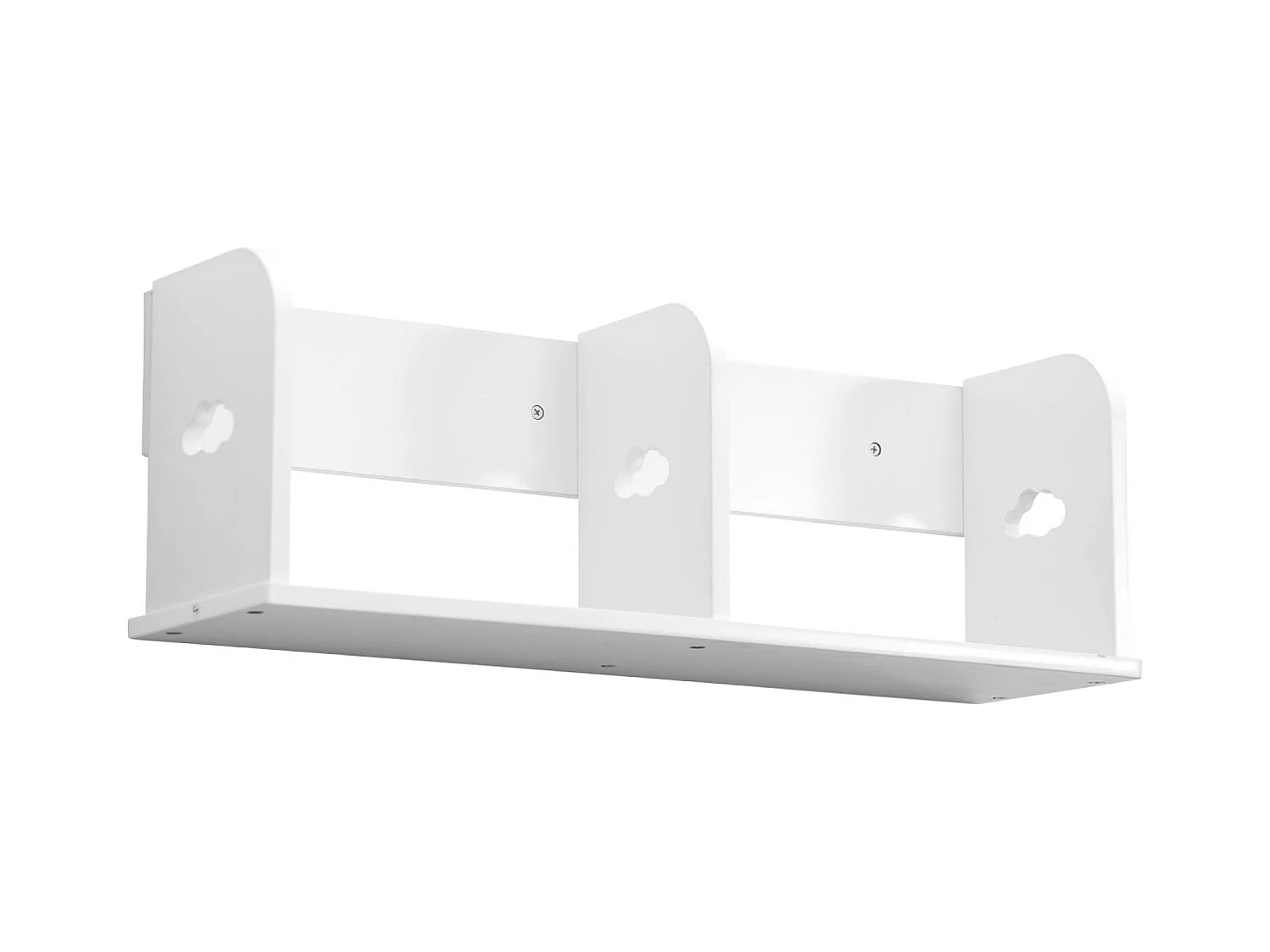 Estantería de pared para dormitorio infantil 60cm blanco