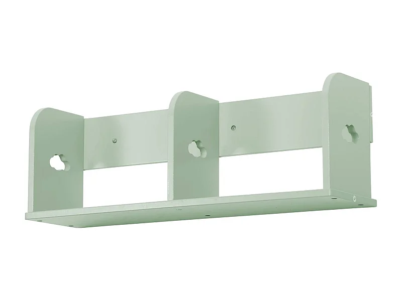 Mensola a muro per cameretta, 60cm, verde
