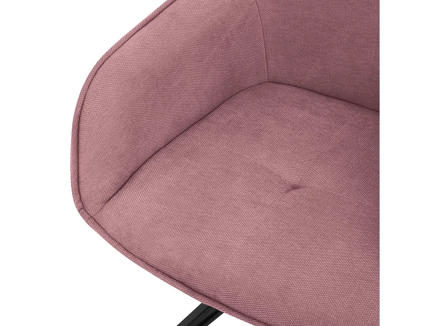 Silla giratoria Silla de comedor Sillón 360 grados giratorio Silla de salón Rosa