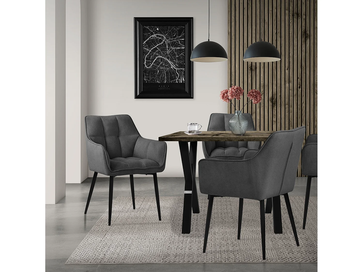 Silla de comedor Silla de salón Silla de cocina Sillón de salón de diseño Silla