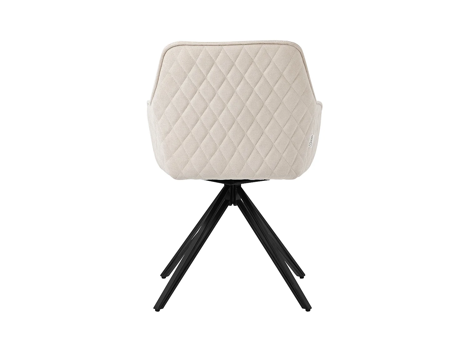 Silla giratoria Silla de comedor Sillón Giratorio 360 grados Silla de salón Crem