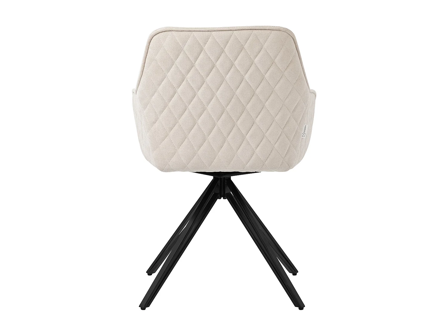 Silla giratoria Silla de comedor Sillón Giratorio 360 grados Silla de salón Crem