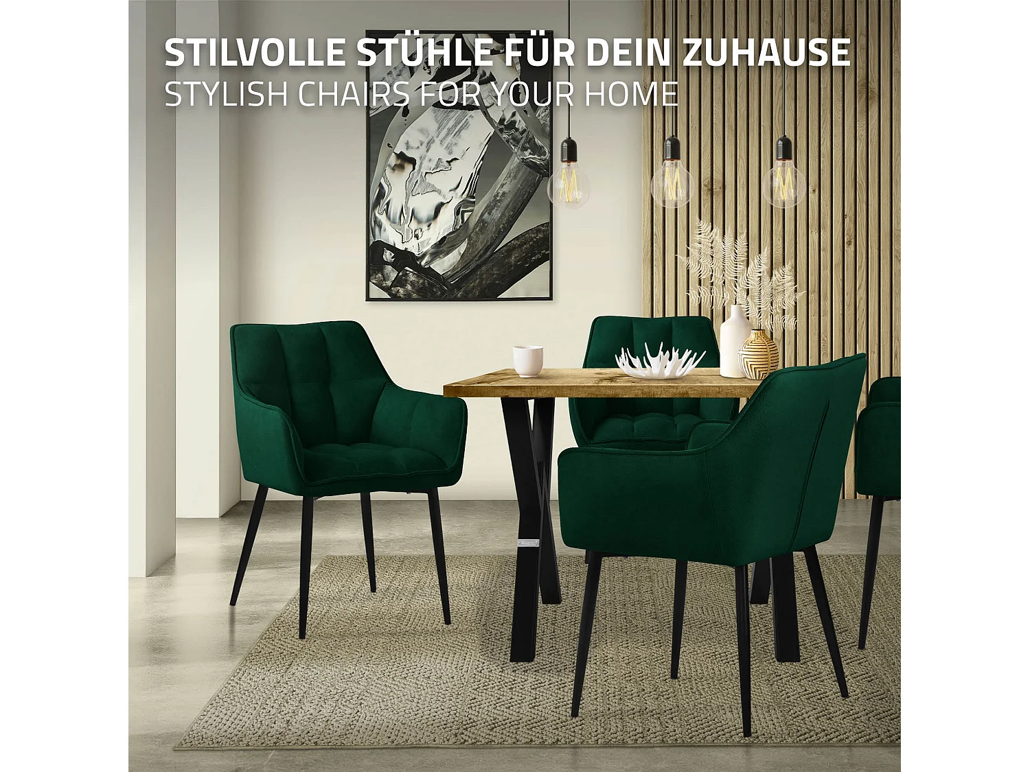 Lot de 2 chaises de salle à manger vieux rose assise et dossier rembourrés en éponge tissu polyester ergonomique pieds noir en acier design élégant