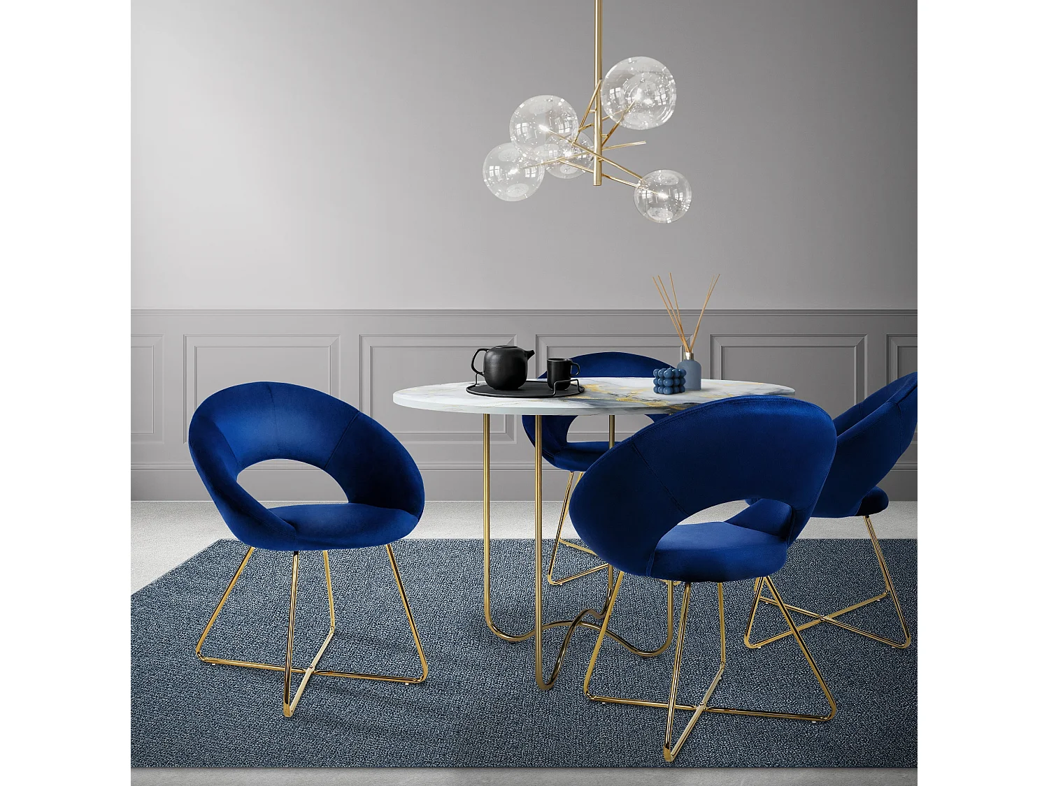 Juego de 2 sillas de comedor sillas tapizadas sillas de salón sillas de cocina s