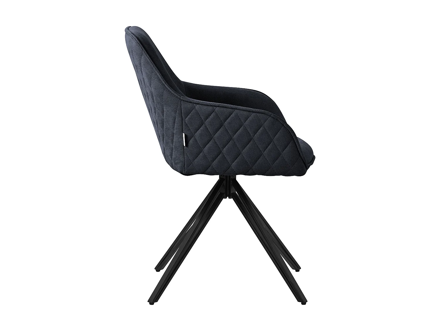 Silla giratoria Silla de comedor Sillón Giratorio 360 grados Silla de salón Negr