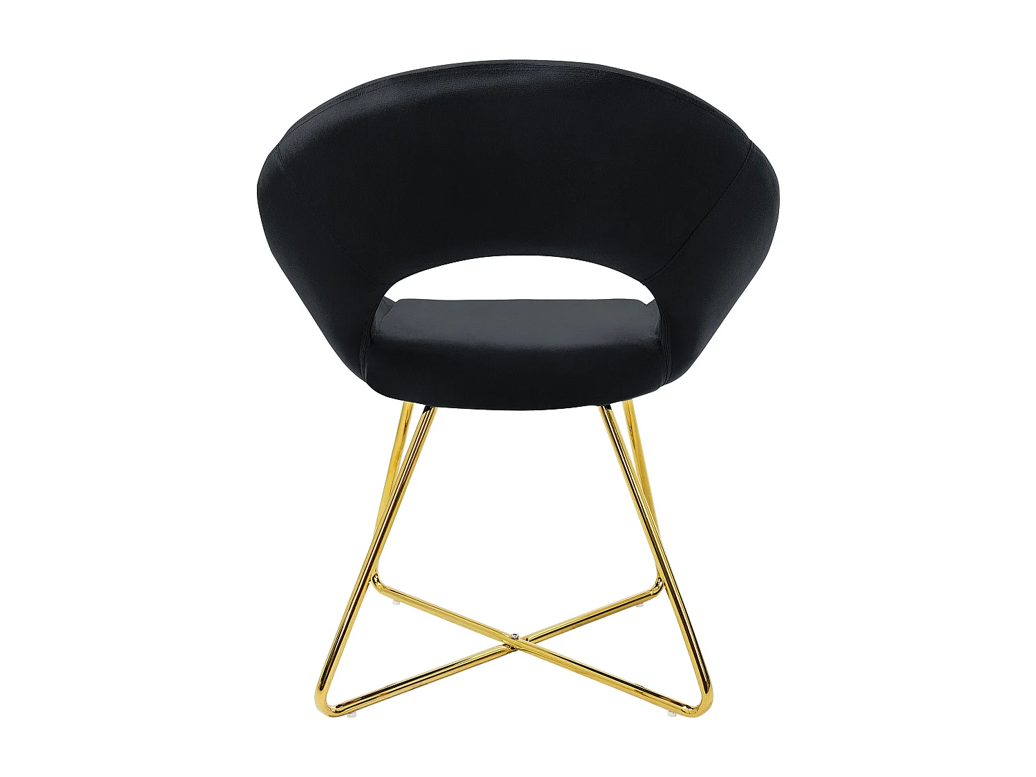 Set 2 sedie sala da pranzo poltroncine sedile schienale imbottito velluto nero