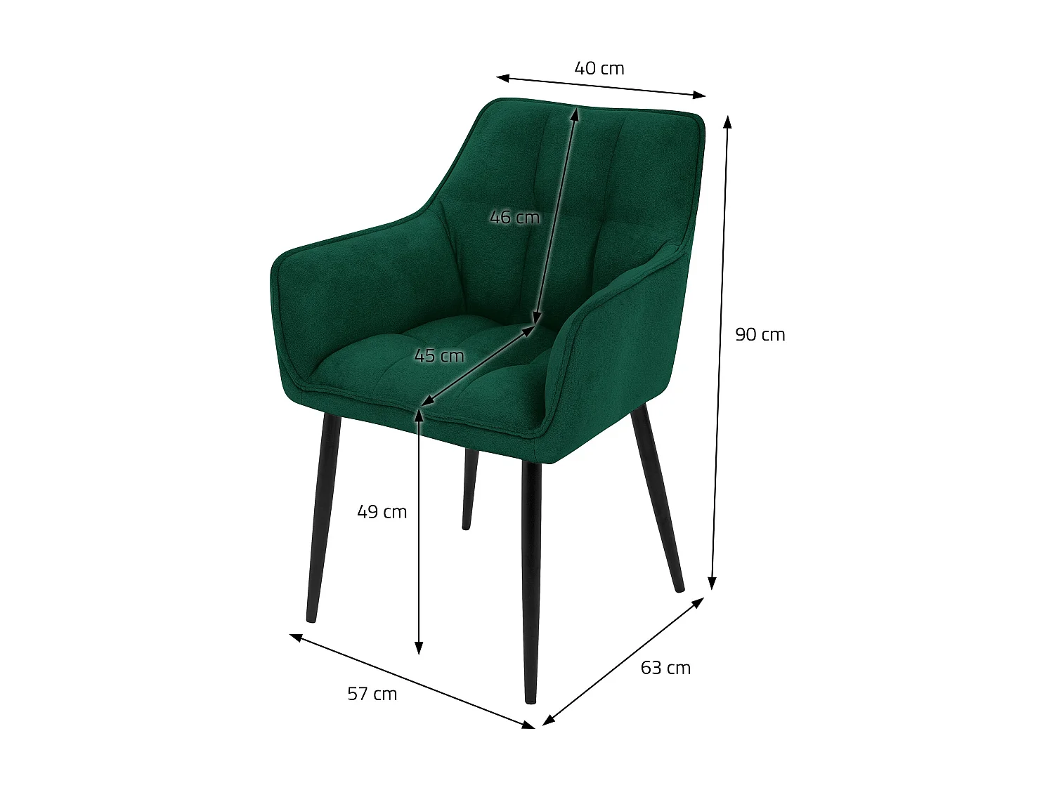 Silla de comedor Silla de salón Silla de cocina Sillón de salón de diseño Silla