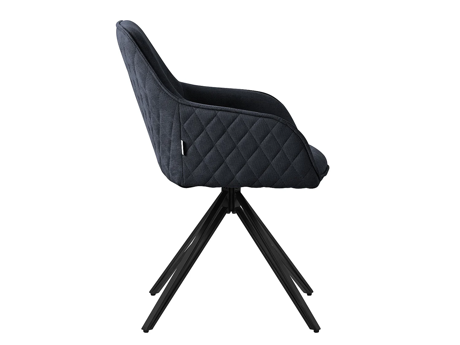 ML-Design 2x Sillas de comedor giratorias con tapizado antracita sillones ergonomicos con respaldo y apoyabrazos asientos modernos para salón o cocina