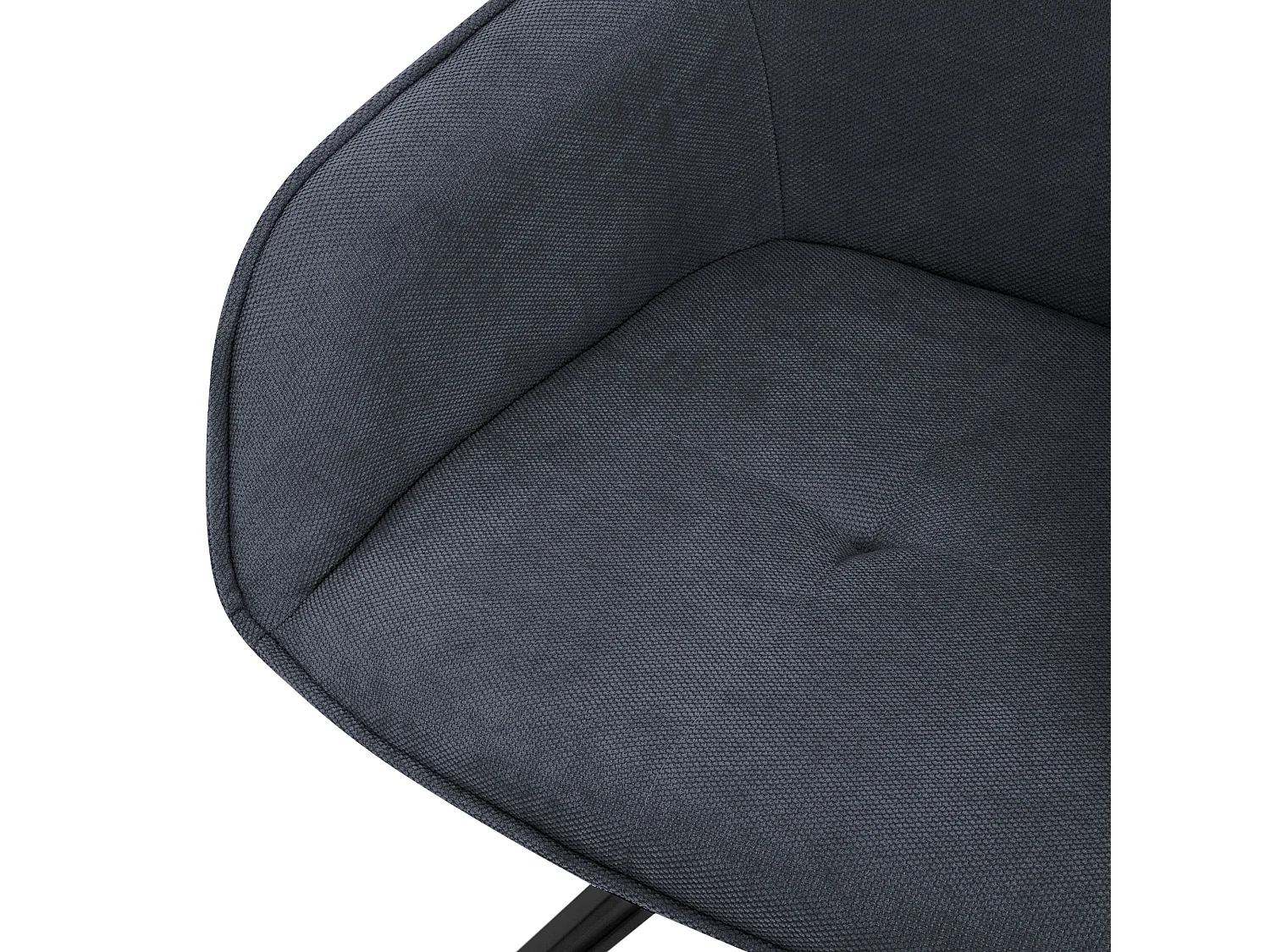 ML-Design 6 Sillas de comedor giratorias con tapizado antracita sillones ergonomicos con respaldo y apoyabrazos asientos modernos para salón o cocina