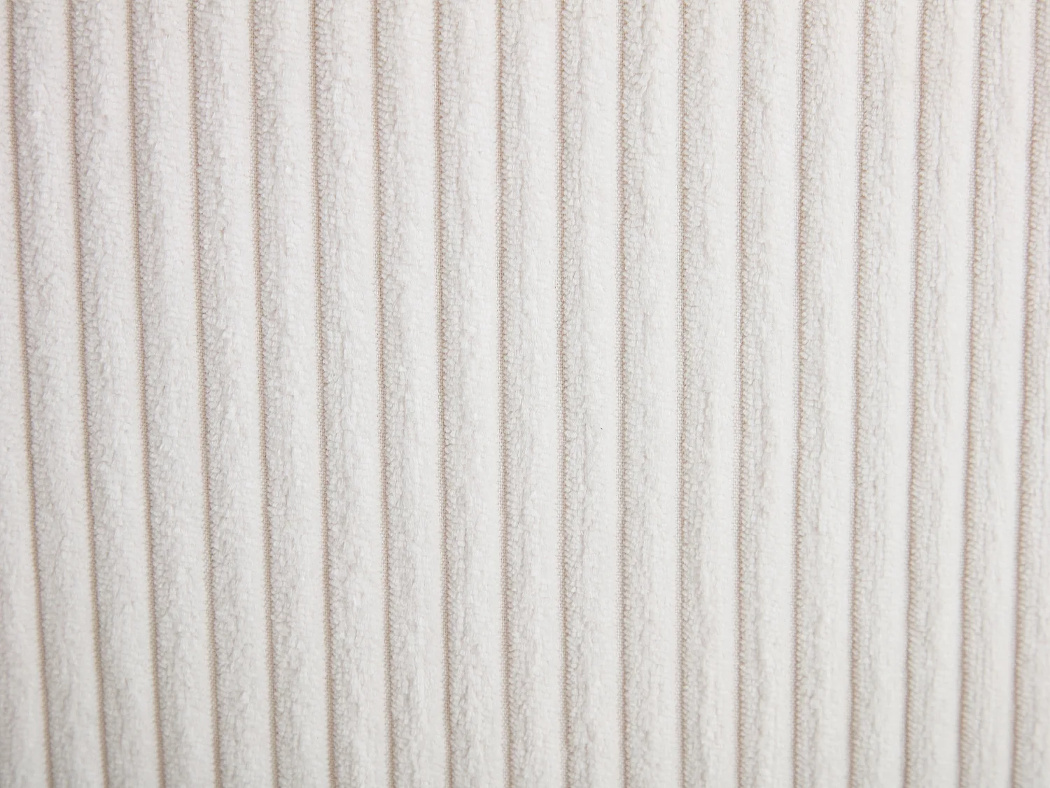 Sedia girevoli con braccioli in Velluto a coste e Metallo Nero Panna - Lotto di 2 - VASKIA