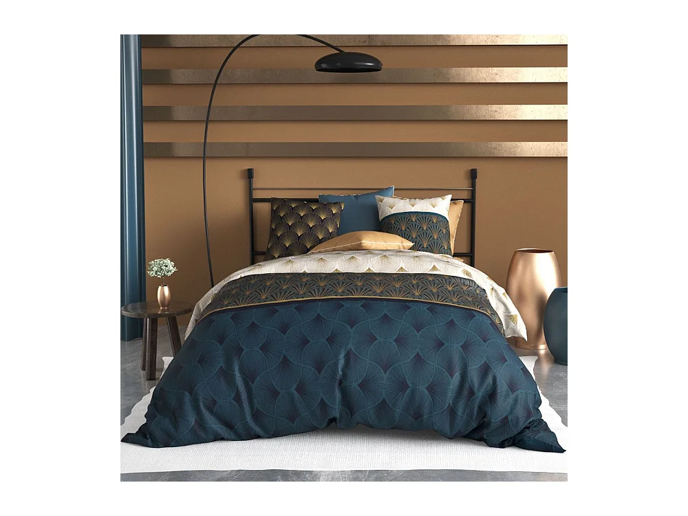 Parure de lit 240x260 cm coton 57 fils - 3 pièces Opala