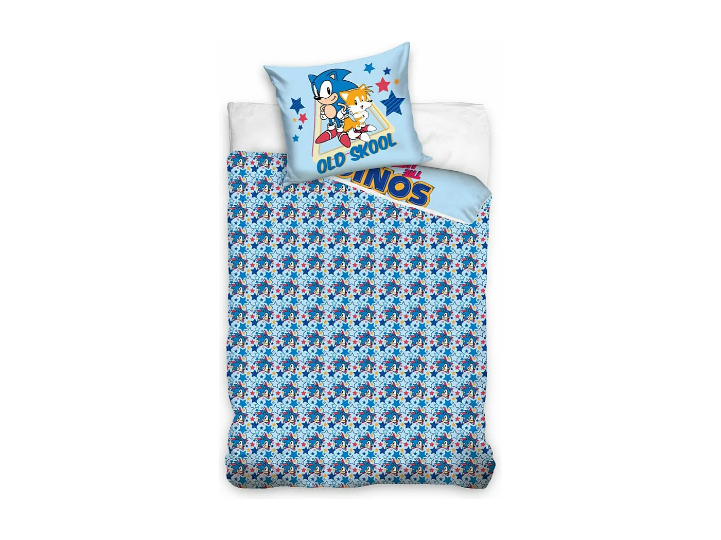 Parure de lit Sonic Old Skool 100% coton 140x200 cm