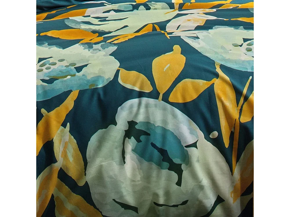 Housse de couette 220x240 cm + 2 taies 100% Coton 57 fils Suzie Curry