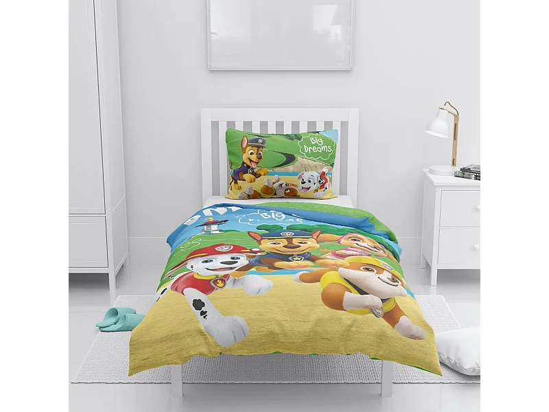 Parure de lit Pat Patrouille Big Dreams 100% coton 140x200 cm
