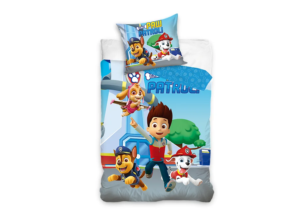 Parure de lit Pat Patrouille Team 2 100% coton 140x200 cm