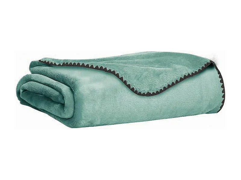 Plaid 130x160 cm Polyester Croquet Quartz