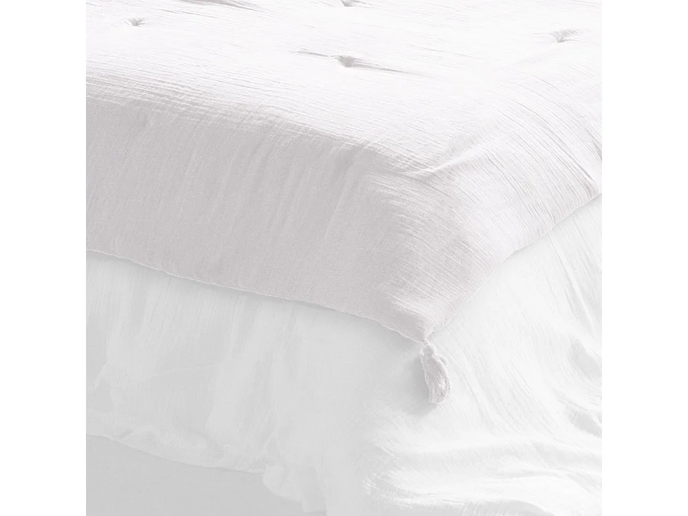 Edredon 150x150 cm Gaze de coton Chantilly