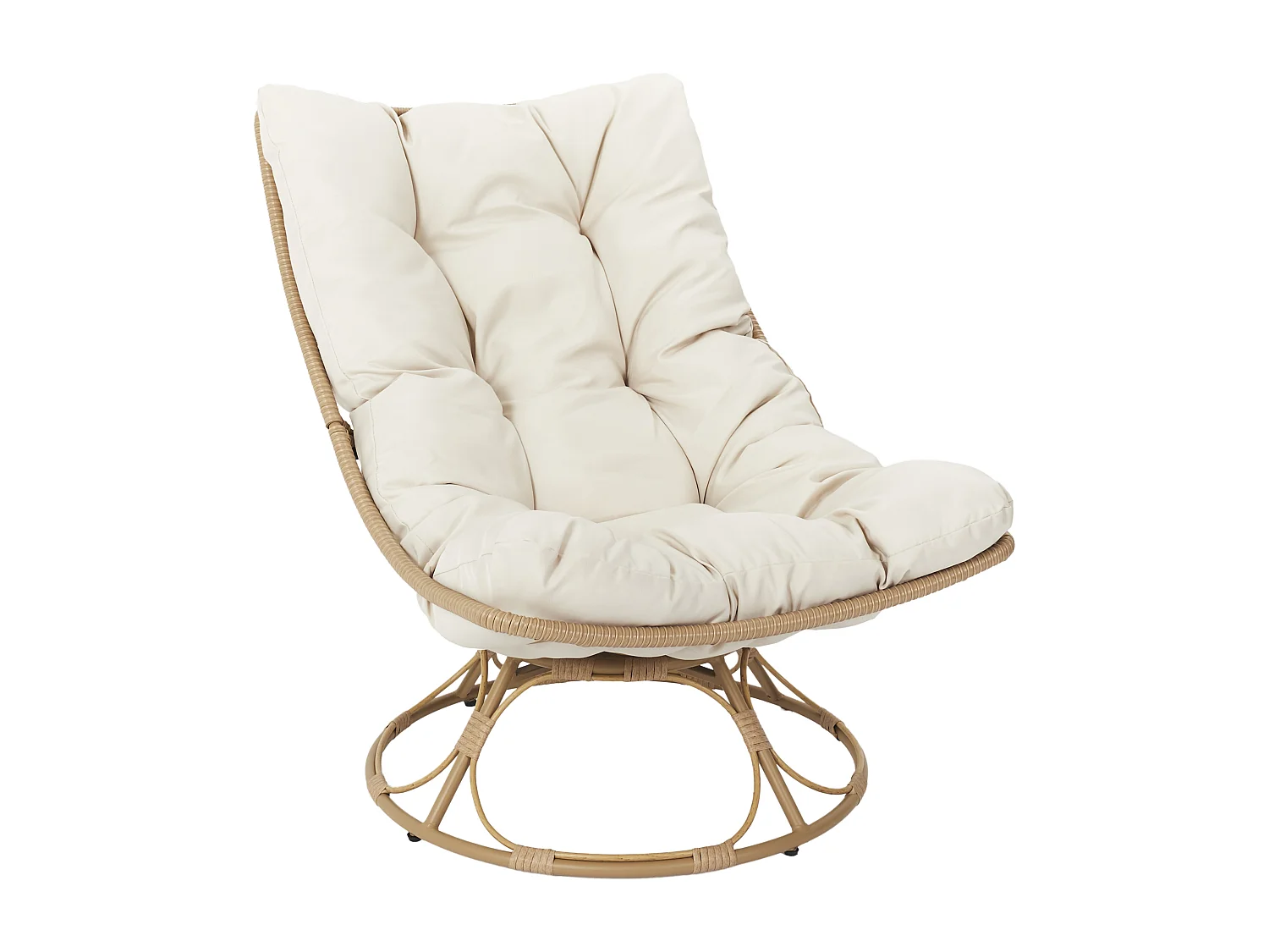 Fauteuil Exterieur Jardin Petra Beige