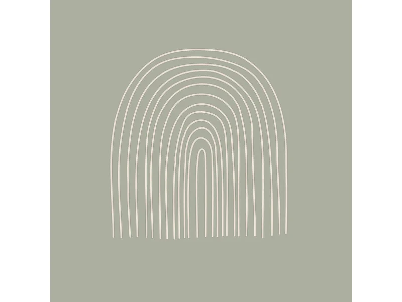 Tableau sur verre bohême 45x45 cm