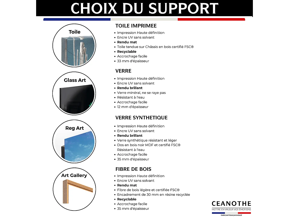 Tableau sur verre synthétique Vinicunca 65x97 cm