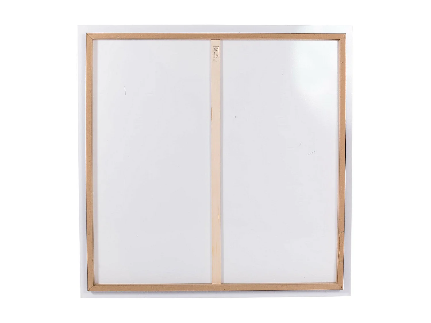 Tableau sur verre synthétique giraphe chic 90x90 cm