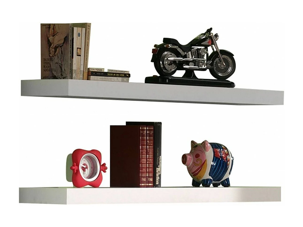 Pack - Lit Capitaine Enfant & Étagère "Robin" 90x200cm Blanc