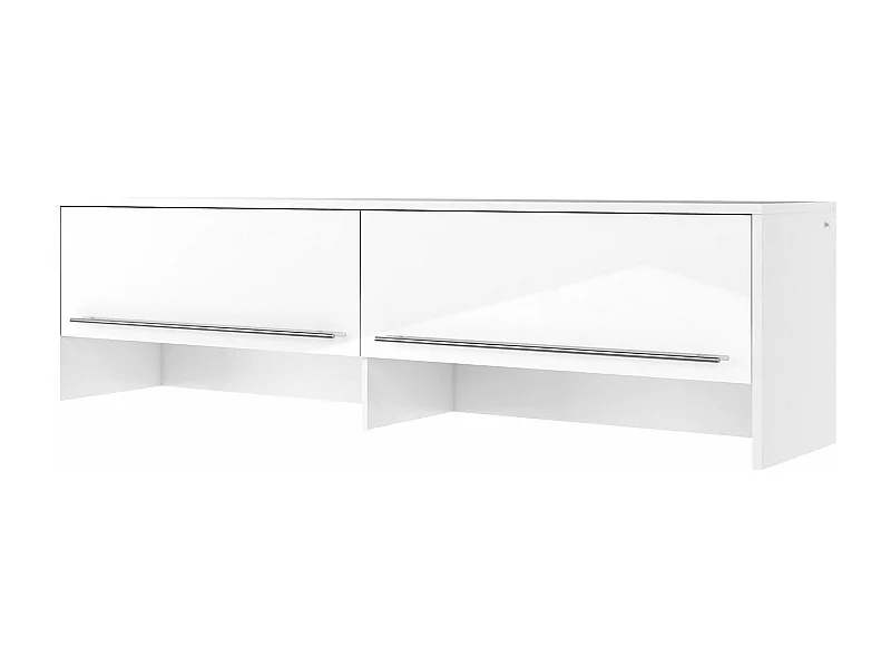 Buffet Concept Pro Lenart Levfere 159, Blanc|Blanc brillant, 58x215cm46cm, Stratifié