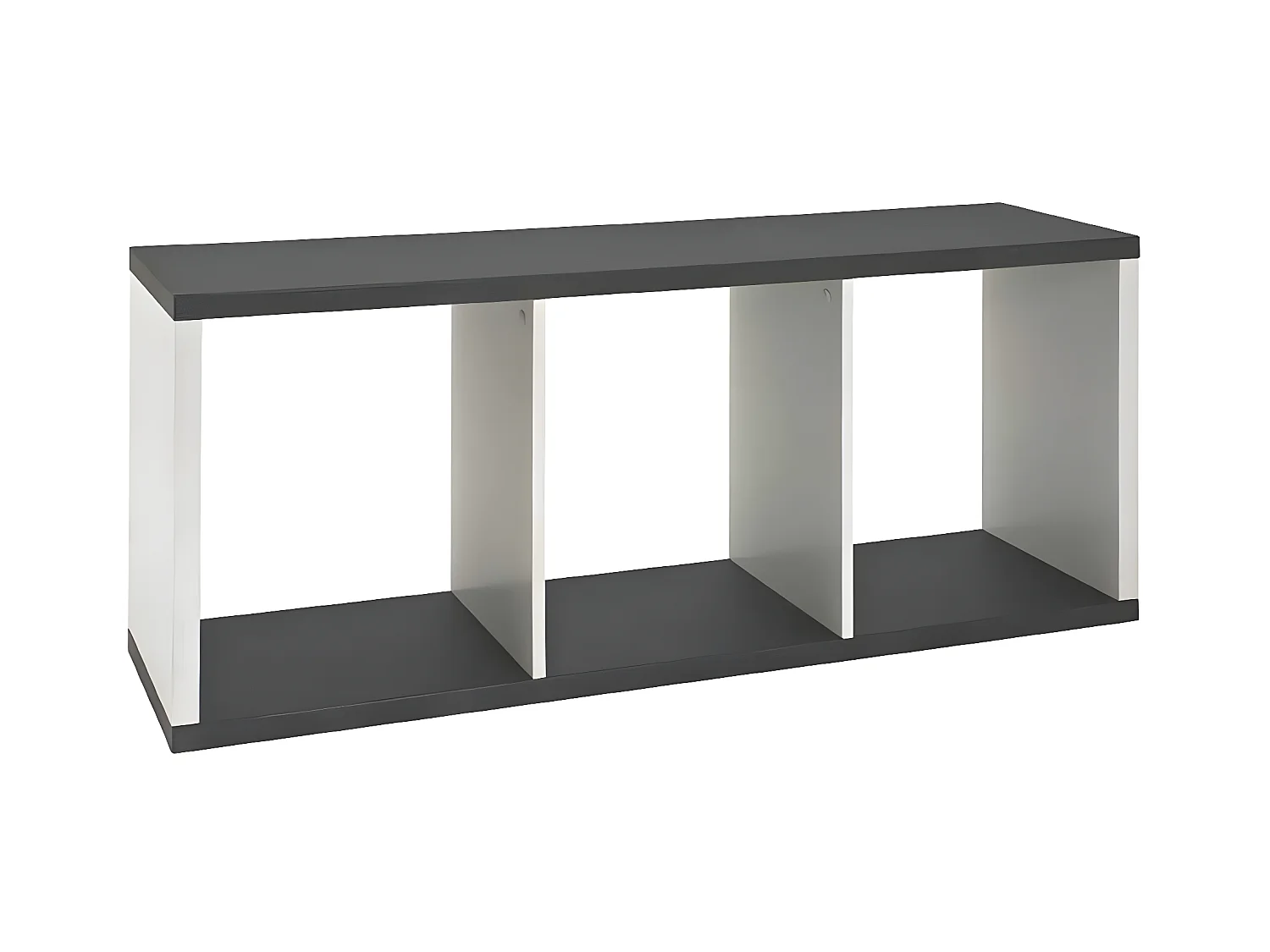 Meuble TV Design "Granit" 117cm Blanc