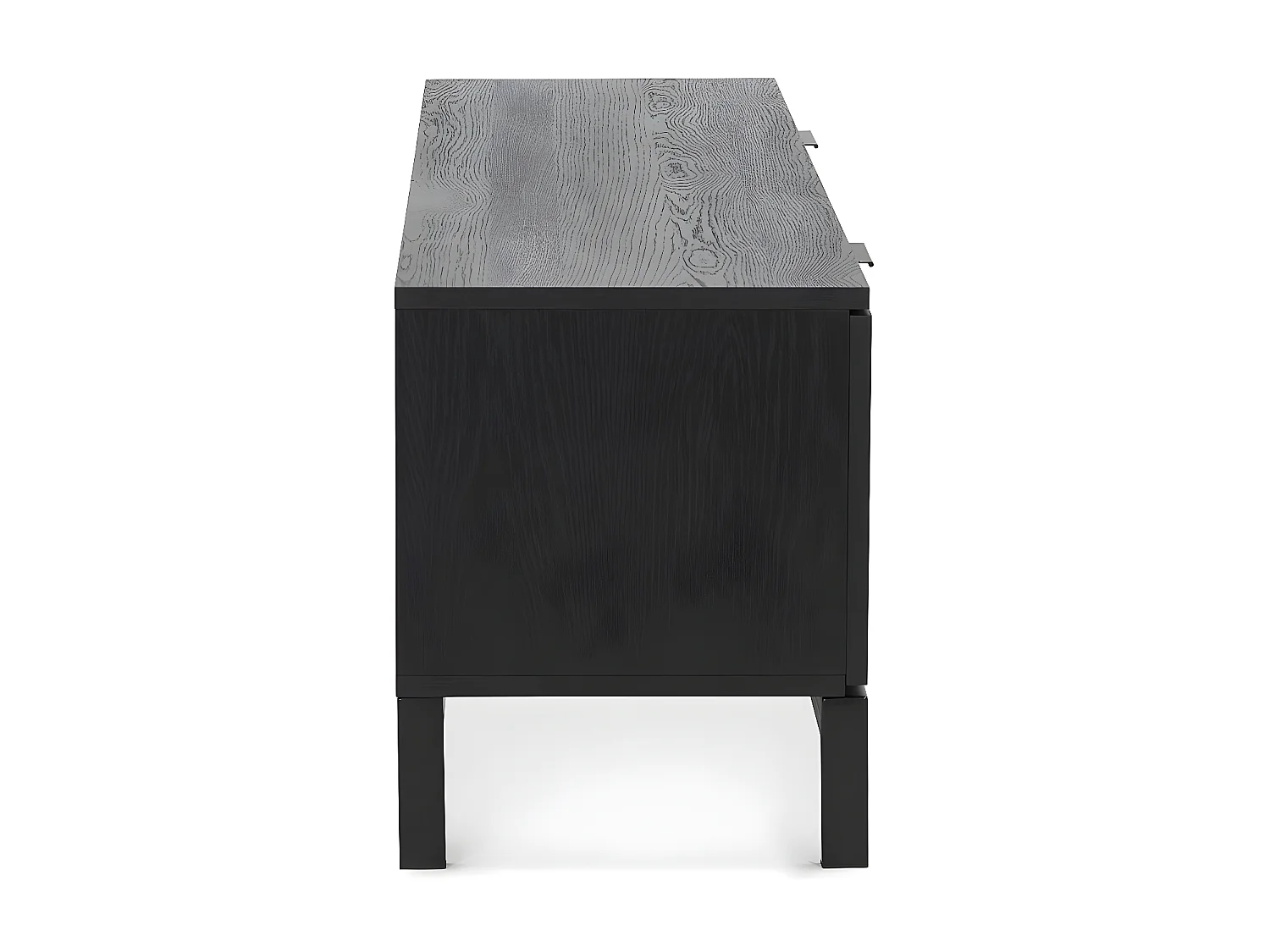 Meuble TV 2 Portes & 1 Tiroir "Kibo" 150cm Noir