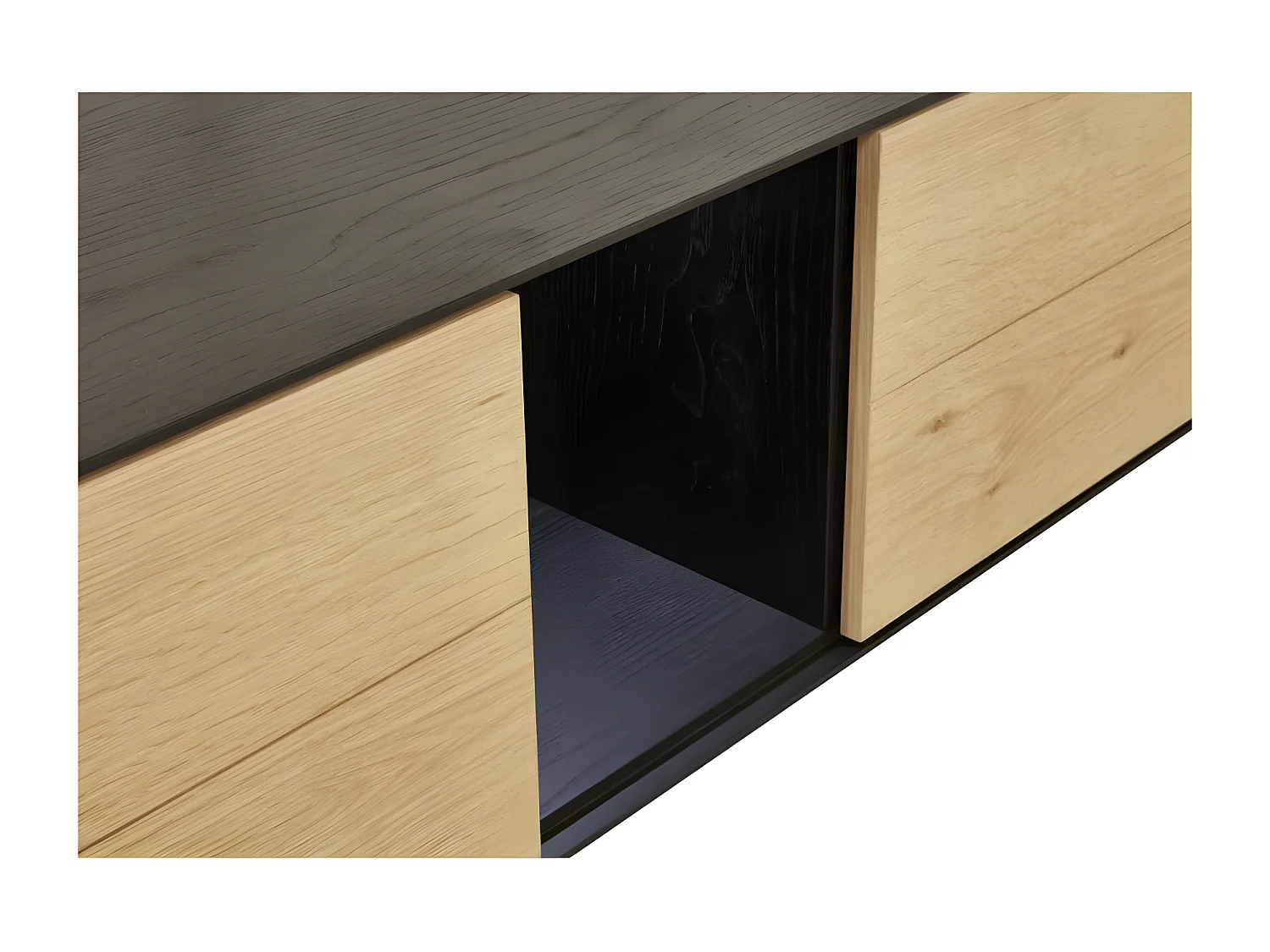 Meuble TV 3 Portes "Brookside" 160cm Beige