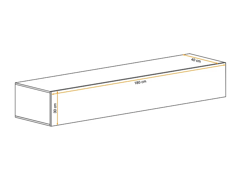 Szafka RTV1 SWITCH 180 dąb wotan