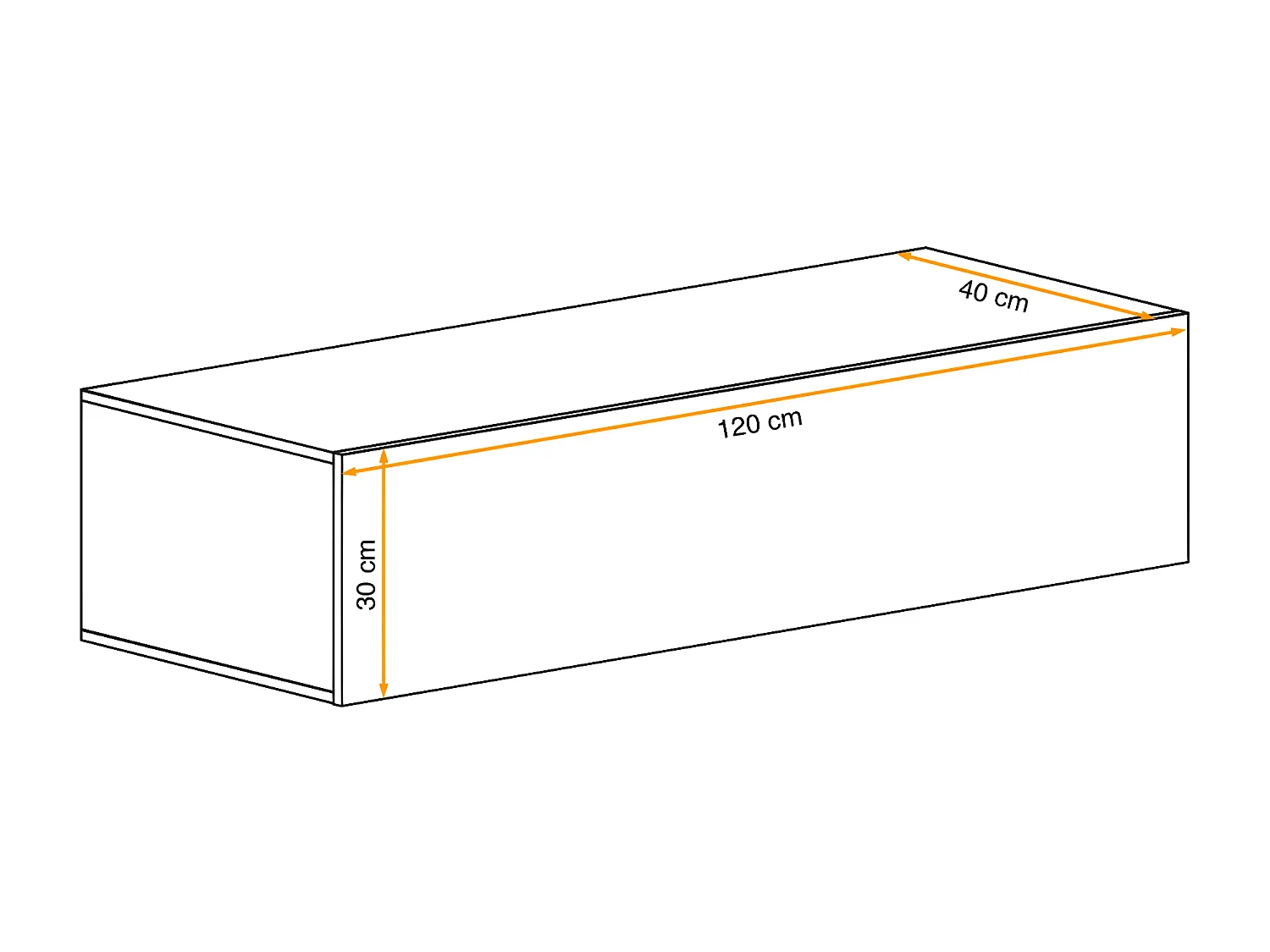 Banc TV Mural Design "Switch" 120cm Gris