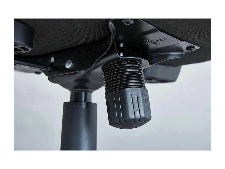 Kent zwarte kunstleren bureaustoel