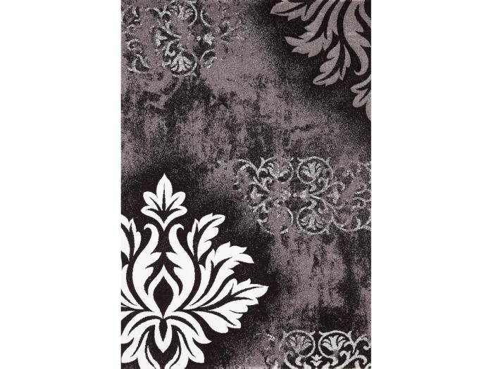 Tapis salon 120x170 cm Rectangulaire BRILLANCE BAR Gris Salon adapté au ...