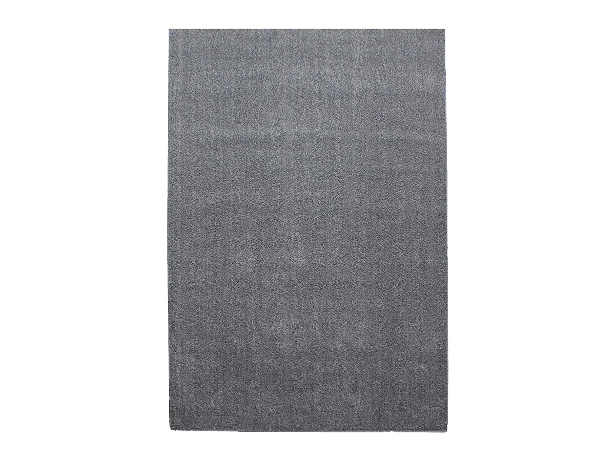 tappeto da soggiorno grande 280x370 tessuto rettangolo grigio chiaro tinta unita SOULA