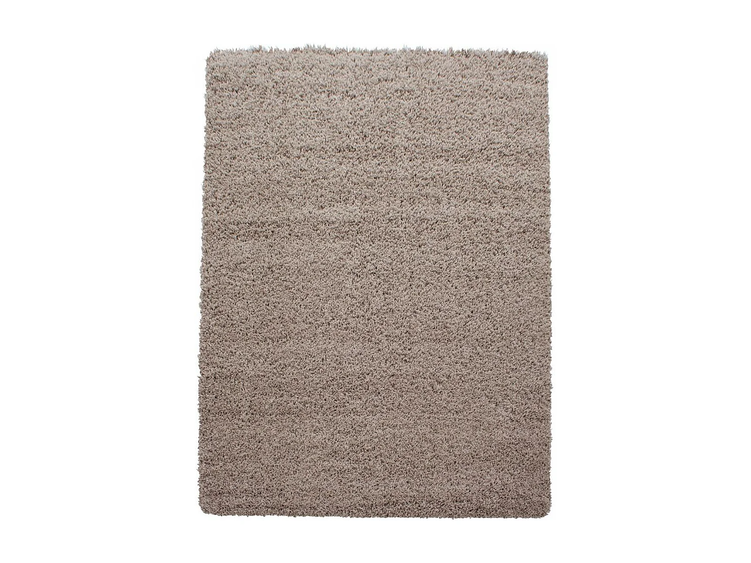 Tapis poils longs shaggy 160x230 rectangle tissé beige motif uni UNI L