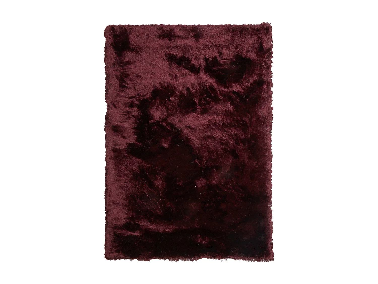 Tappeto Shaggy 200x290 rettangolo fatto a mano viola tinta unita SG FIN