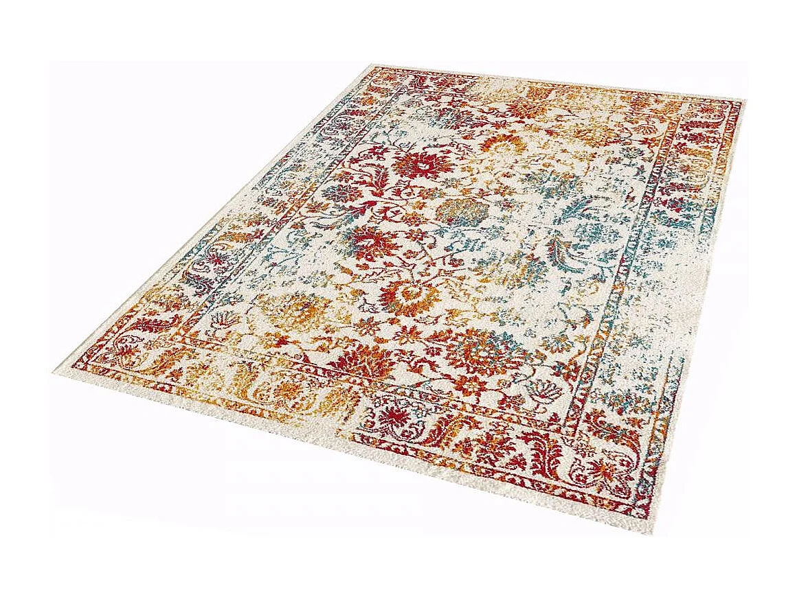 Tappeto orientale 160x230 rettangolo multicolore tessuto motivo ancestrale DESTRUCT 1