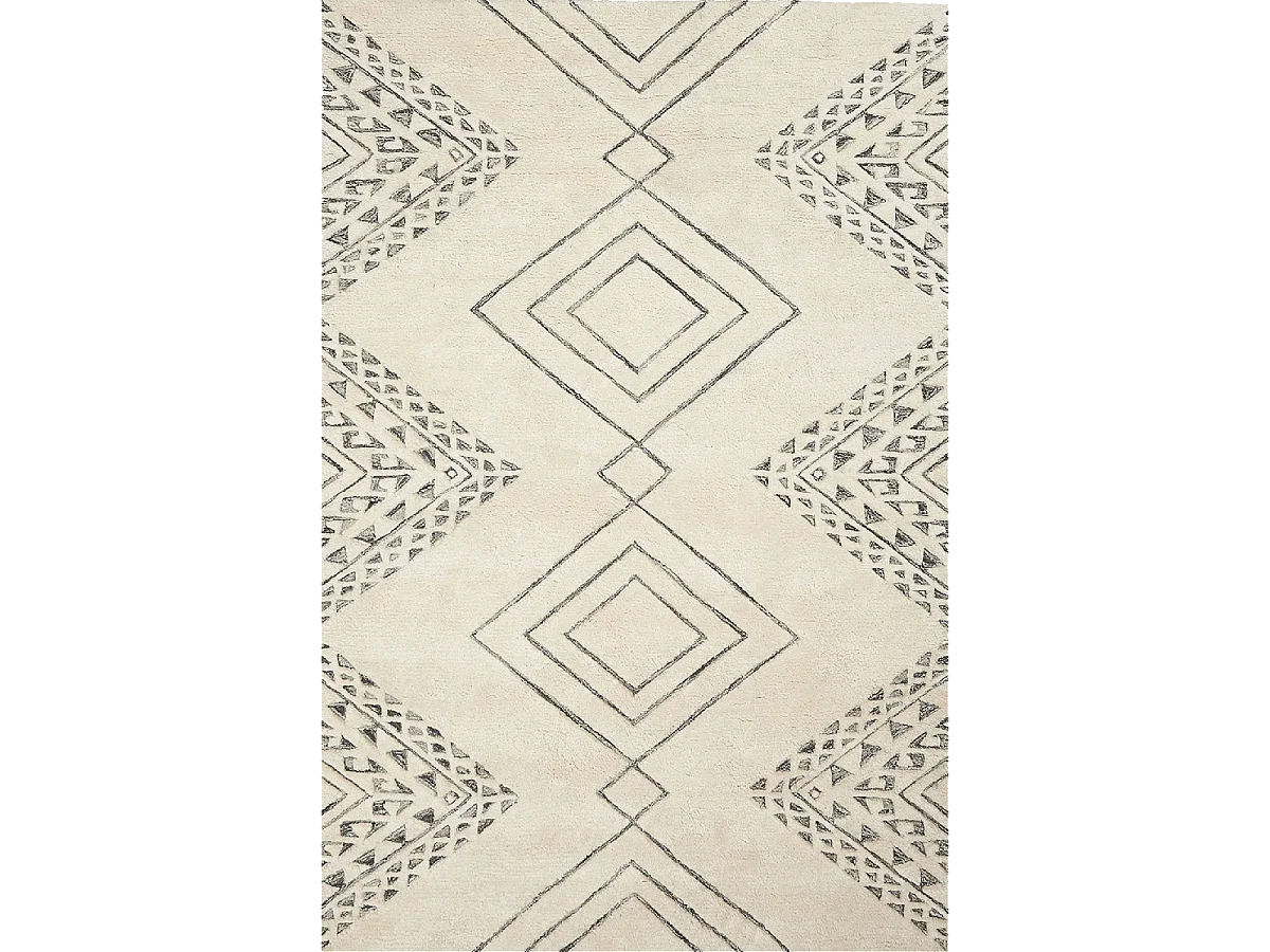 Tappeto da soggiorno e camera da letto in lana fatto a mano HARITAGE