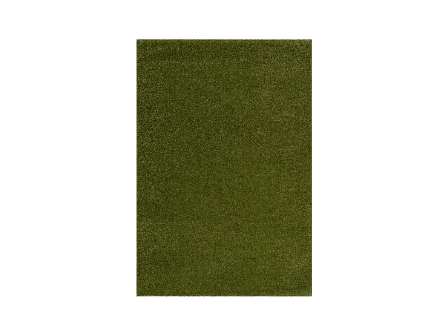 tapis open space 140x200 tissé vert rectangle motif uni NOSSA