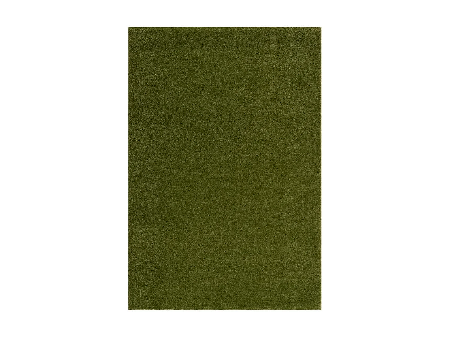 tapis open space 140x200 tissé vert rectangle motif uni NOSSA