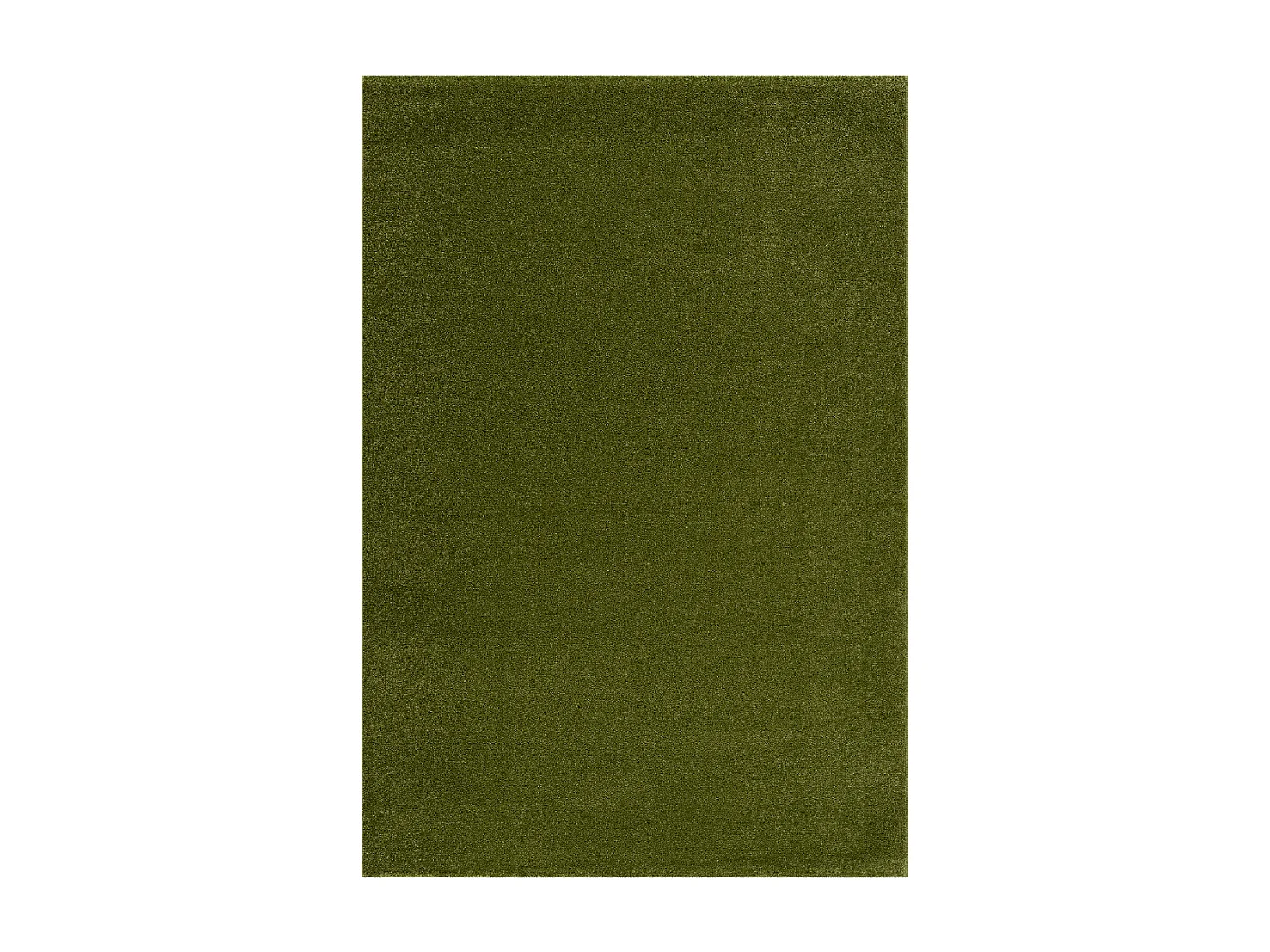 tapis open space 140x200 tissé vert rectangle motif uni NOSSA