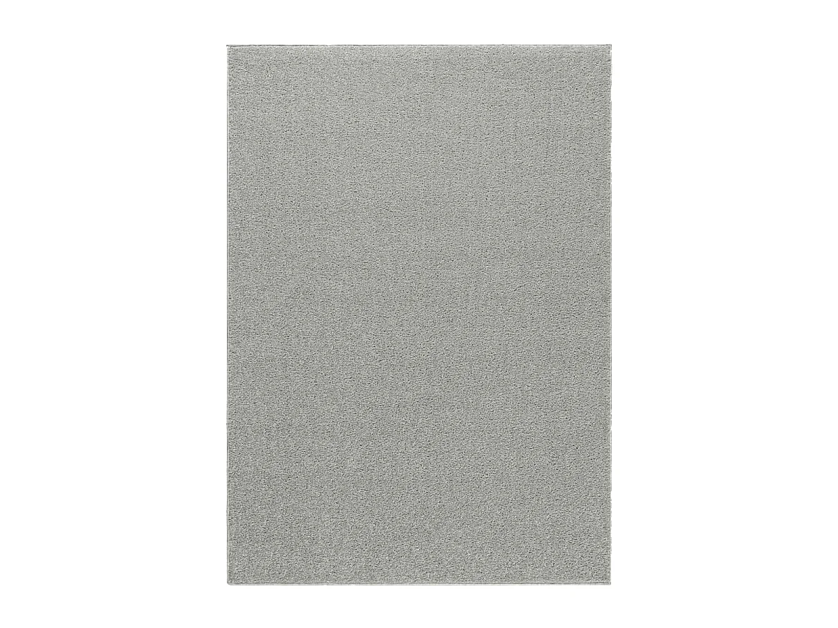 tapis salon 200x290 tissé crème rectangle motif uni SOULA