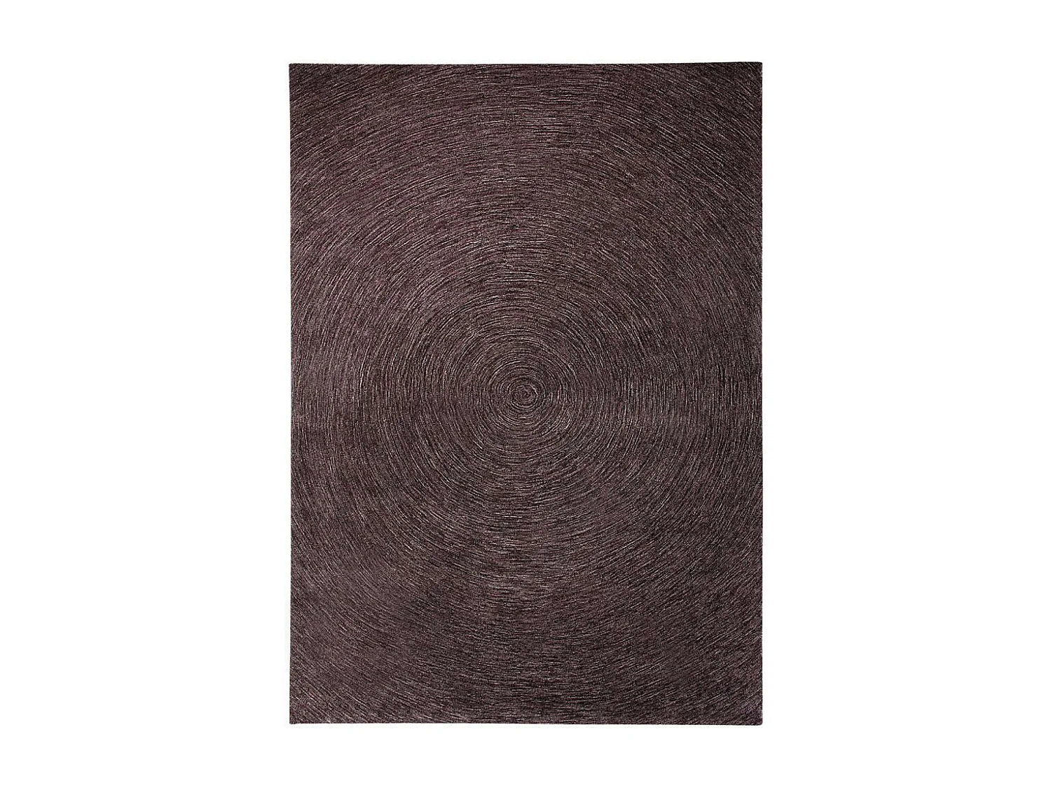 tapis chambre 70x140 tufté en acrylique taupe rectangle motif faux uni INMOTION