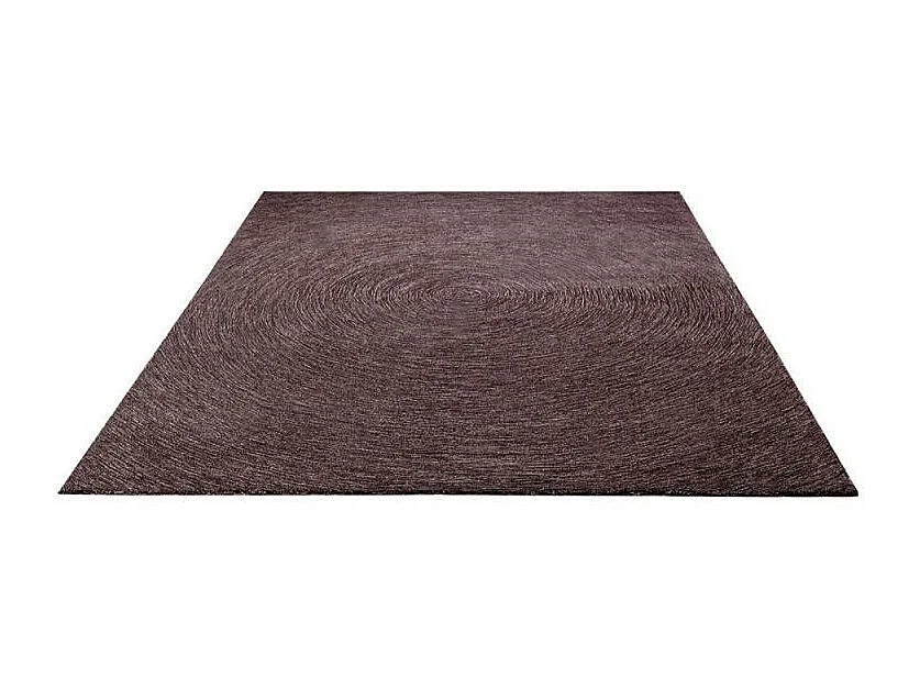 tapis chambre 70x140 tufté en acrylique taupe rectangle motif faux uni INMOTION