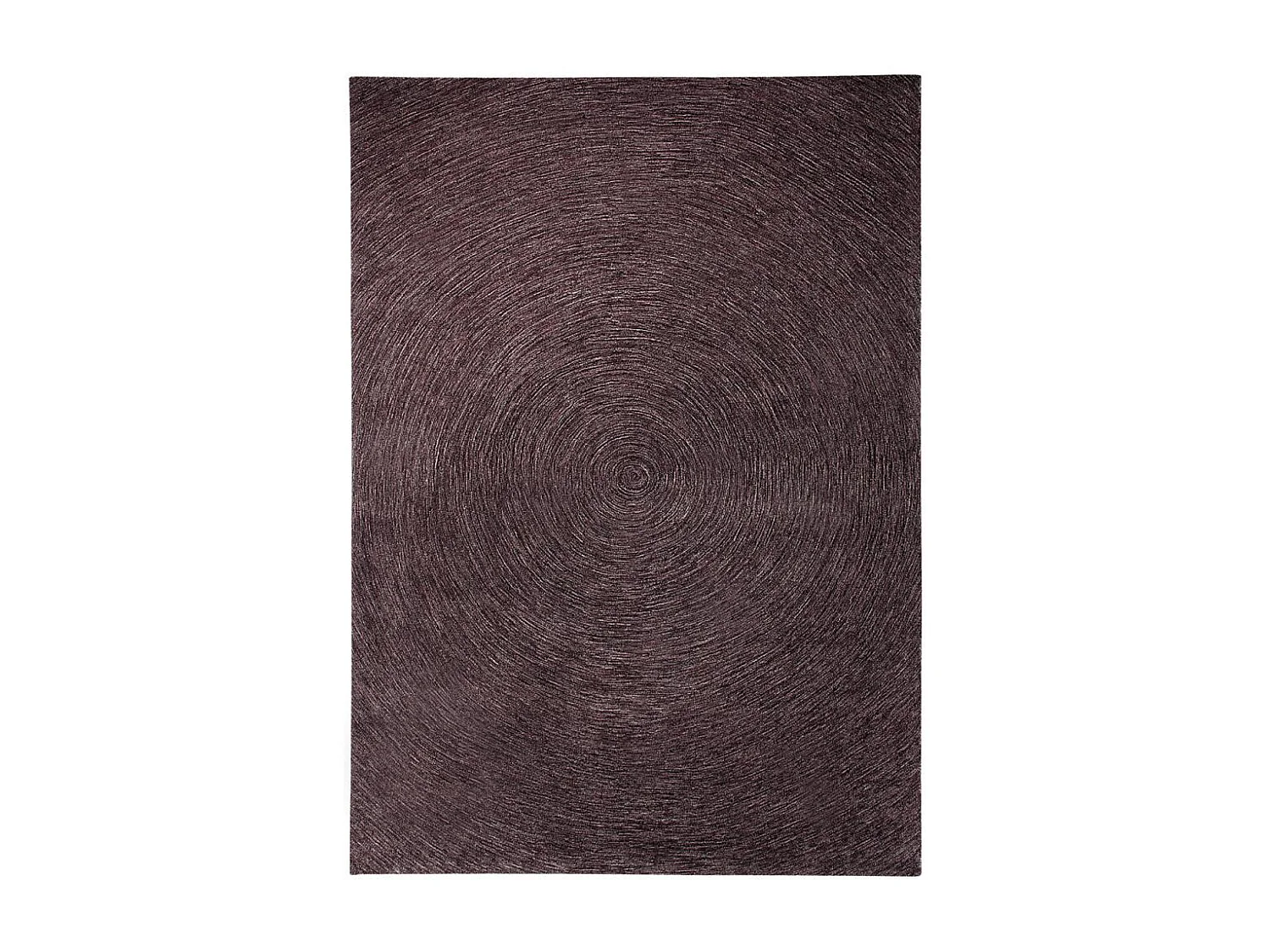 tapis chambre 70x140 tufté en acrylique taupe rectangle motif faux uni INMOTION