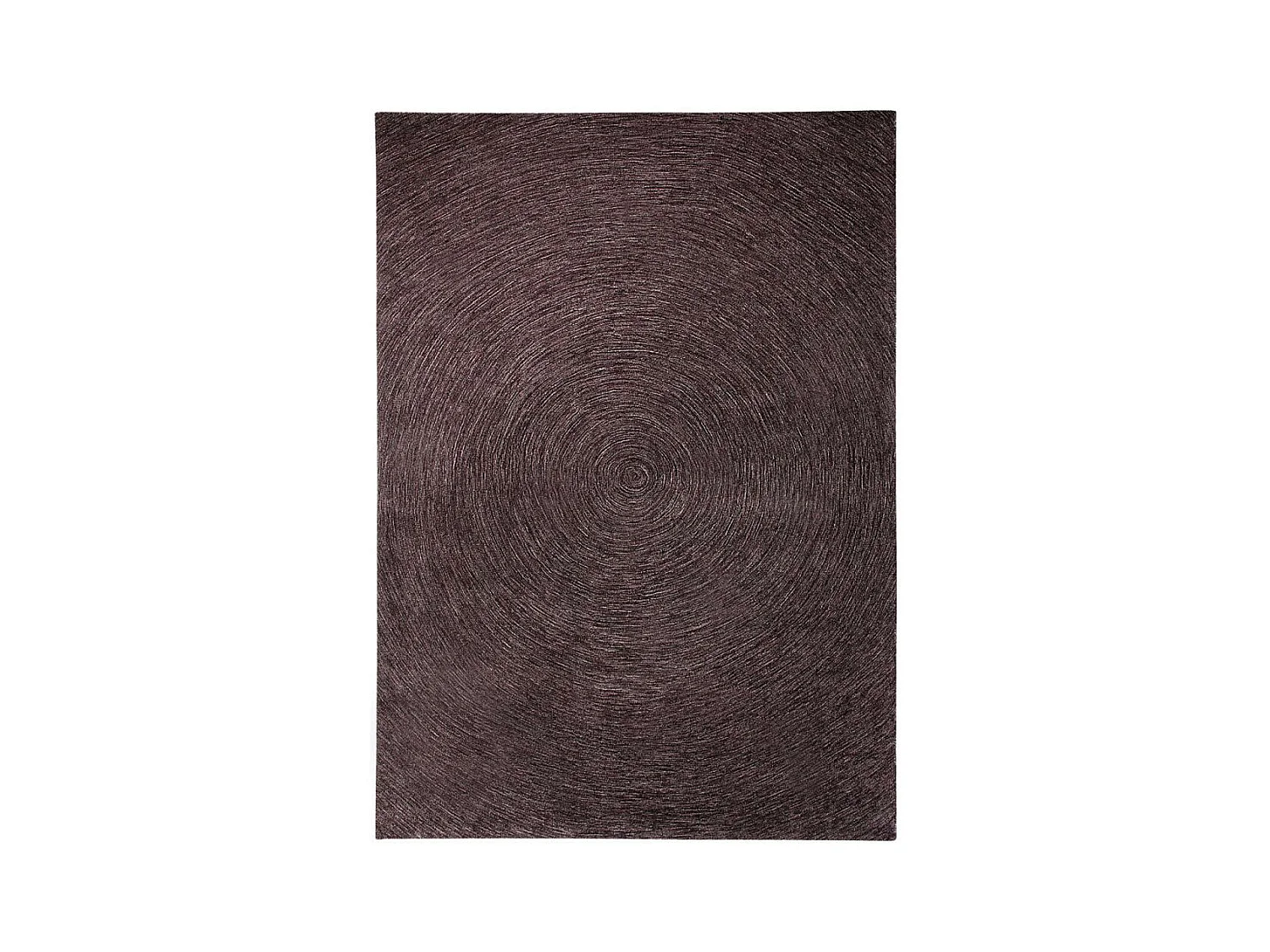tapis chambre 70x140 tufté en acrylique taupe rectangle motif faux uni INMOTION