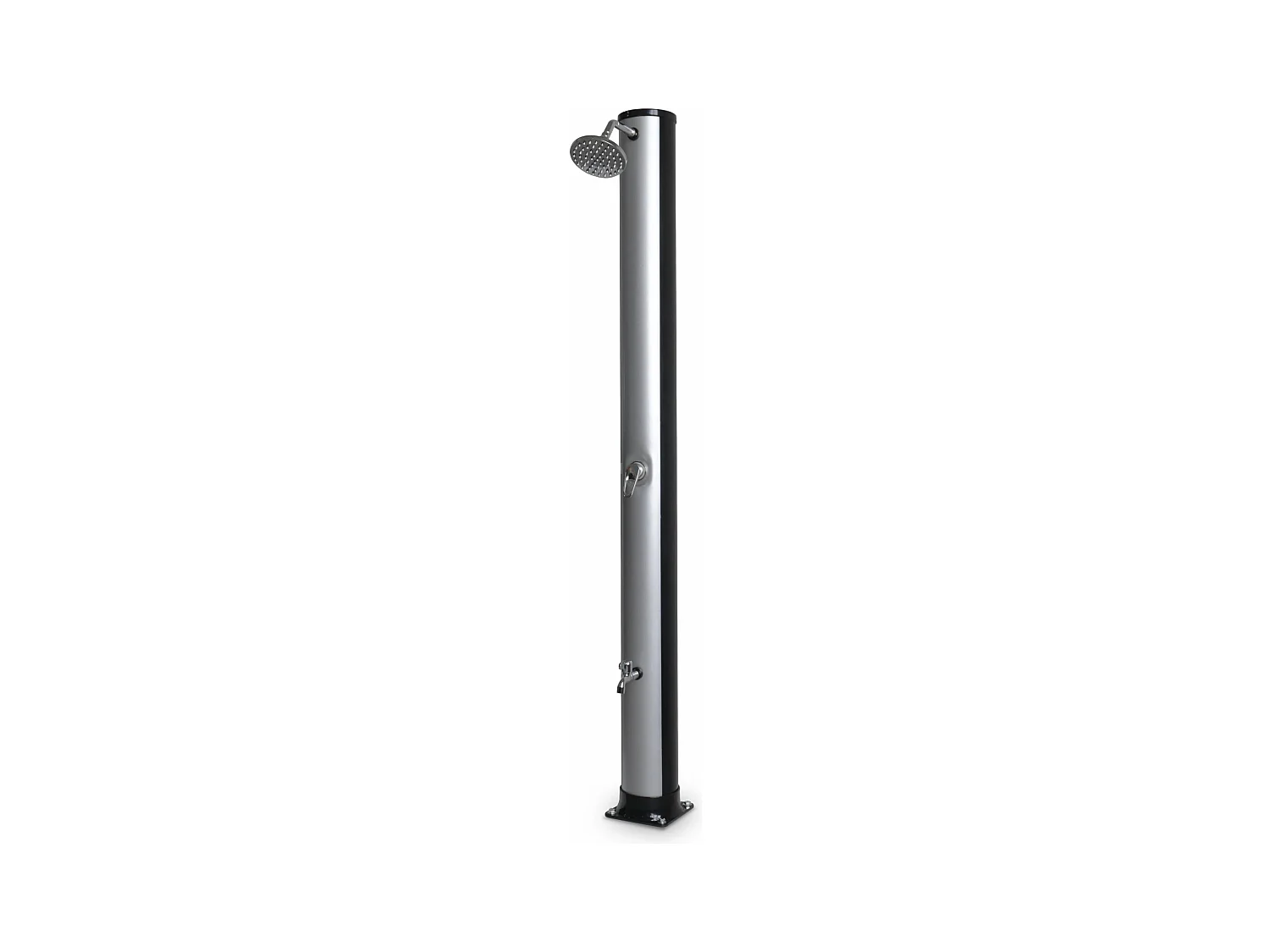 Douche solaire d'extérieur Gutta pour piscine. terrasse. jardin avec mitigeur. robinet et réservoir de 38L