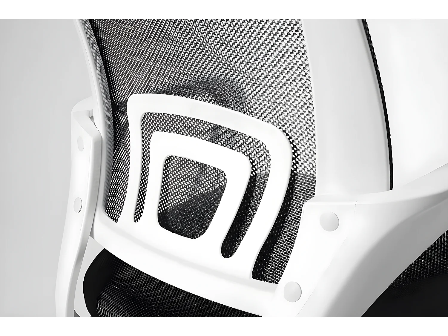 Chaise bureau pivotante hauteur réglable accoudoir renfort lombaire roulettes FLAG-E (Noir blanc)